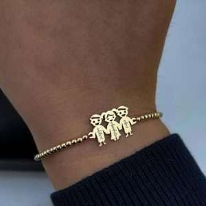 Brățara 3 figurine si baza de bile