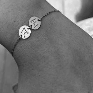 Brățara 2 bănuți și baza lanț argint