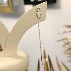 Cerceluși cu figurină și lanț