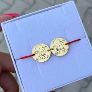 Brățară 2 bănuți de 15 mm